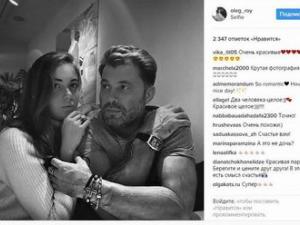 Анастасия Грищенко и писатель Олег Рой (фото из Instagram Олега Роя)