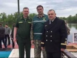 Министр природных ресурсов и экологии Саратовской области Дмитрий Соколов (слева) и руководитель регионального управления Росприроднадзора Андрей Андрющенко (в центре) в «Ассамблее»